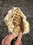 Maileg 2019 Micro Hammock Chair Beige Brown Cotton Metal Doll Furniture. Fixed Price $55.99.