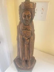 Hand Carved Three Kings "table Lamp" Solid Wood Detailed. Early 19TH Century. Fixed Price $300.00.