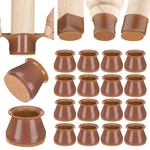 Aneaseit Chair Leg Floor Protectors - 16 Pcs Brown Felt Bottom Large,. Fixed Price $18.87.