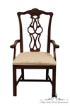Stanley Furniture Solid Cherry Traditional Chippendale Style Dining Arm Chair. Fixed Price $285.99.