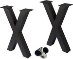 Inch Bench Legs, X Shape Metal Coffee Table Leg, Set 2, 16" 11.8 W. Fixed Price $46.95.