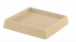 Shepherd Hardware 3-INCH Rubber Caster Cups Square Off White 9168 (2 2-PACKS). Fixed Price $11.99.