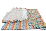 Lifestyle Queen Size Comforter, Shams & Bed Skirt Set -bright Bold Colors. Fixed Price $229.00.
