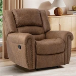 Canmov Faux Leather Manual Recliner Chair, Classic Single Reclining Sofa. Fixed Price $229.49.