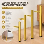 4PCS Metal Furniture Legs Cabinet Sofa Table Hardware Feet Heavy Duty Support. Fixed Price $34.00.