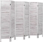 Panel Wood Room Divider, 5.6 Ft Tall Oriental Folding. Fixed Price $152.48.