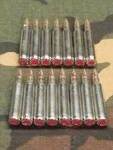 223/5.56 Snap Caps Set Of 15 (nickel+ Red). Fixed Price $17.50.