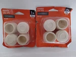 2 Everbilt 1 In. Off-white Rubber Leg Tips 4 Pack-. Fixed Price $15.99.