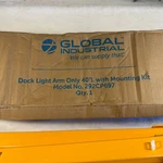 Global Industrial 40" Dock Light Arm Only With Mounting Kit Model 292CP697. Fixed Price $48.00.