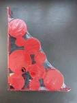 Ikea Ekby Mans - Pair Red Bubble Shelf Brackets Euc 201.687.05 Item 20463 Nib. Fixed Price $30.68.