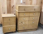 Mid Century American Of Martinsville Dresser ,night Stand Restore Project. Fixed Price $450.00.