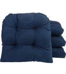 Klear Vu Twillo Gripper Chair Cushions 4 Pack X15 Indigo Blue Non-slip. Fixed Price $59.99.