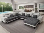 S150B 5-PIECE Modern Two-tone Gray Microfiber Fabric Sectional Sofa Set. Fixed Price $2395.00.