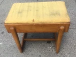 Zs Heywood Wakefield Mid-century Modern Vanity Stool Chair Skyliner Bedroom. Fixed Price $350.00.