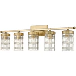 Z-lite 344-5V-HG Archer Light 38 Inch Heirloom Gold Vanity Wall. Fixed Price $276.00.