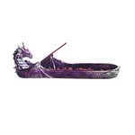 10.75" W Purple Dragon Incense Burner Sticks Holder Statue Sculpture Ornament.... Fixed Price $54.17.