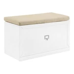 Crosley Furniture Harper Particle Board Wood Entryway Bench In White. Fixed Price $227.99.