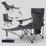 Folding Reclining Camping Chairs Footrest: 3 1 Portable Beach Lounge Chair.... Fixed Price $76.95.