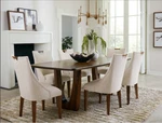 Amish 7-PC Dining Set Solid Wood Modern Contemporary Upholstered American Made. Fixed Price $6899.00.