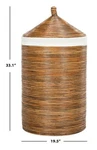 Safavieh Wellington Laundry Basket, Reduced Price 2172778212 HAC6501C. Fixed Price $114.00.