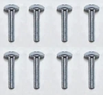 8X Ikea HEX5 Flat Metric Screw MK6S M6 30MM Length Steel Part #110078 109128. Fixed Price $11.98.