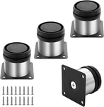 Set Of 4 Stainless Steel Furniture Cabinet Legs Adjustable Round Kitchen Feet. Fixed Price $10.27.