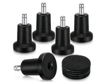 Outus 5 Pcs Bell Glides Replacement Office Chair Wheels Stopper W/adhesive Pads. Fixed Price $17.00.