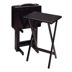 Winsome Alex 5-PIECE Transitional Solid Wood Tv Table With Stand Black. Fixed Price $125.99.