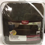 Better Homes 2 Way Fabric Stretch One Piece Sofa Slipcover Fits Most 74" To 96". Fixed Price $39.95.