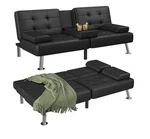 Flamaker Futon Sofa Bed Modern Folding Set Convertible. Fixed Price $199.99.