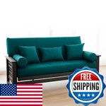 National Allergy 100% Cotton Zippered Futon Cover Full Size - Dark Teal Machin. Fixed Price $70.90.