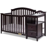 Afg Baby Furniture Kali 4-IN-1 Convertible Crib W/ Toddler Guardrail Espresso. Fixed Price $489.71.