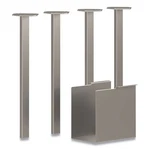 Hon Coze Table Legs, 5.75 X 28, Silver, 4/PACK. Fixed Price $182.25.