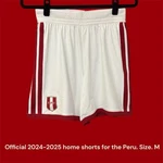 2024 Peru National Football Team Away Shorts Made By Adidas. Fixed Price $25.00.