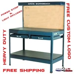 Garage Work Bench Table Reloading Machine Shop Similar Gladiator Hobby Steel New. Fixed Price $299.99.