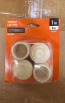 (4-PK) Everbilt Leg Tips Rubber Off-white 1-1/8 49121. Fixed Price $9.99.