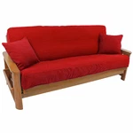 Blazing Needles Solid Twill 8 9 Futon Cover Set 2 Throw Pillows Of 3. Fixed Price $110.05.