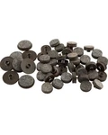 Softtouch 1" & 1/2" Round Nail-on Furniture Glides, Brown (48 Pack). Fixed Price $15.49.