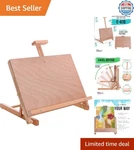 Adjustable Artist Easel - Portable Beechwood Tabletop Design For & Display. Fixed Price $65.52.