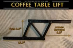 Lift Top Coffee Table Diy Hardware Up Spring Furniture Hinge Set. Fixed Price $17.49.