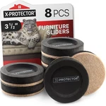 Felt Furniture Sliders For Hardwood Floors X-protector 8 Pcs 3. Fixed Price $14.86.