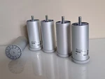 Ikea Stuva Besta Cylinder Legs 4" Height M8 Post Silver 18859. Fixed Price $30.00.
