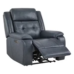 Chita Genuine Leather Recliner Chair Wall Hugger W/headrest,cup Holders. Fixed Price $541.19.