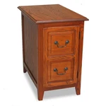 Leick Furniture Shaker Wood Cabinet End Table Medium Oak. Fixed Price $231.91.