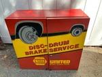 Napa United Disc Drum Brake Metal Wall Mount Cabinet Garage Shop Advertising. Fixed Price $424.99.