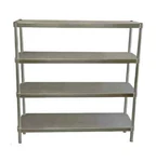 Prairie View Industries 18X48X60 Heavy Duty Aluminum Shelving Unit - Shelves. Fixed Price $374.22.