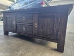 Jofran Kona Grove Distressed Rustic Solid Acacia Rectangle 48 Coffee Table. Fixed Price $400.00.