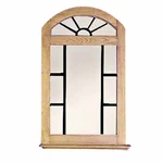 Bathroom Vanity Mirror Windowpane Arch Honey Pine Door Renovators Supply. Fixed Price $376.99.