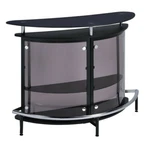 Modern Home Bar Table Unit Glass Pub Wine Storage Liquor Cabinet Coaster 101065. Fixed Price $439.99.