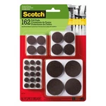 Scotch Self-stick Felt Pads, SP847-NA, Brown, 162/ Pack. Fixed Price $18.03.
